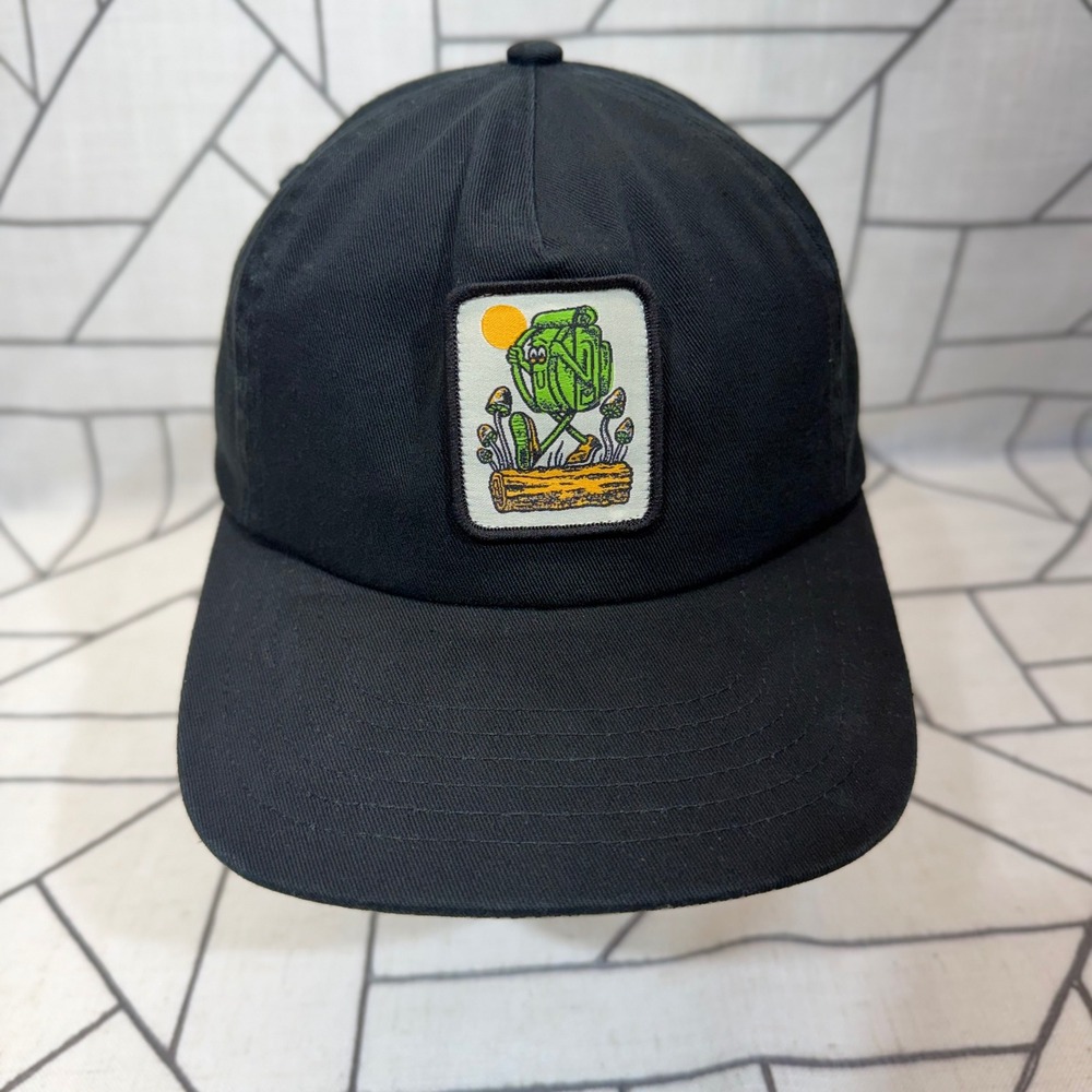 Parks Project Baseball Hat OS Black Leave No Trace Pack It In Strapback Cap